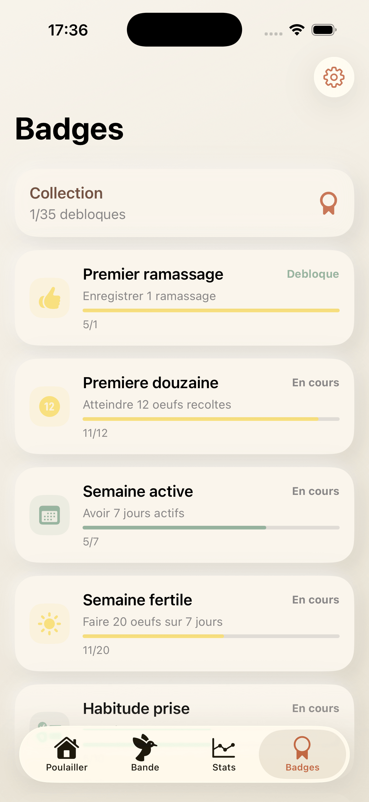 Gestion des poules EggTrack